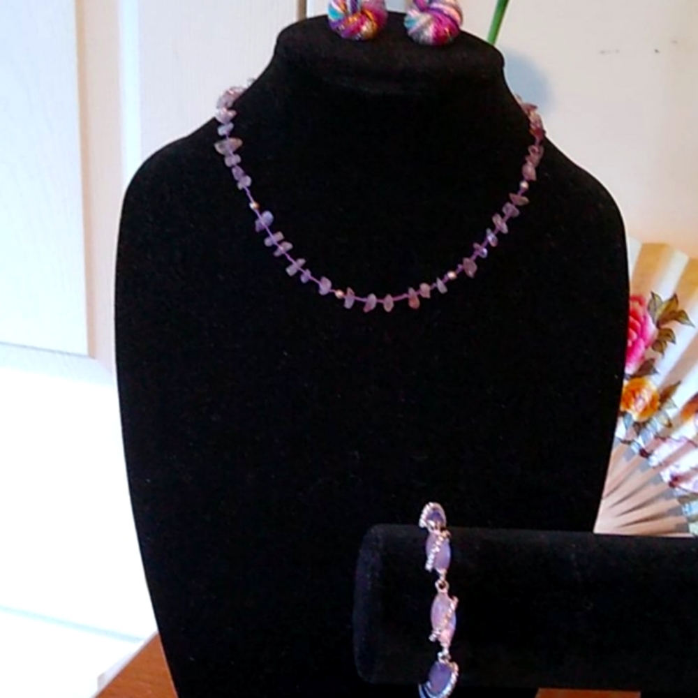 Amethyst necklace🌺